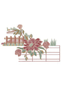 Garden of Flower Embroidery Design