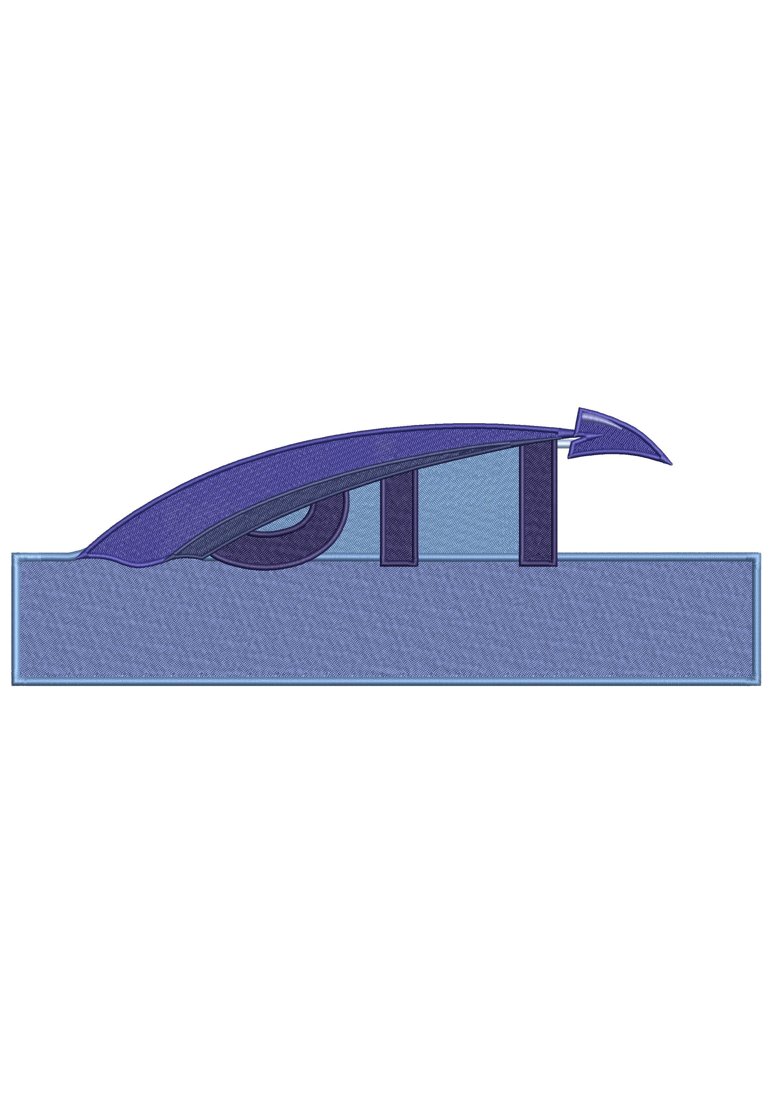 Arrow Sign Embroidery Design