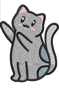 Cat Embroidery Design