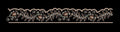 Scroll Vine and Tulip Scallop Embroidery Design
