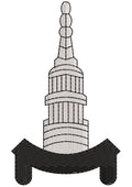 Tower Embroidery Design