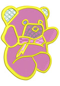 Bear Applique Embroidery Design