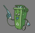Recycling Bin Embroidery Design