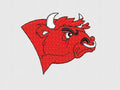 Bull Embroidery Design
