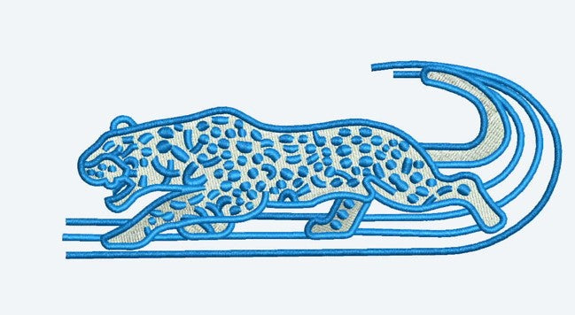 Leopards Embroidery Design