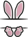 Rabit Embroidery Design