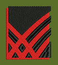 Geometric Abstract Patch Embroidery Design