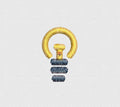 Bulb Embroidery Design