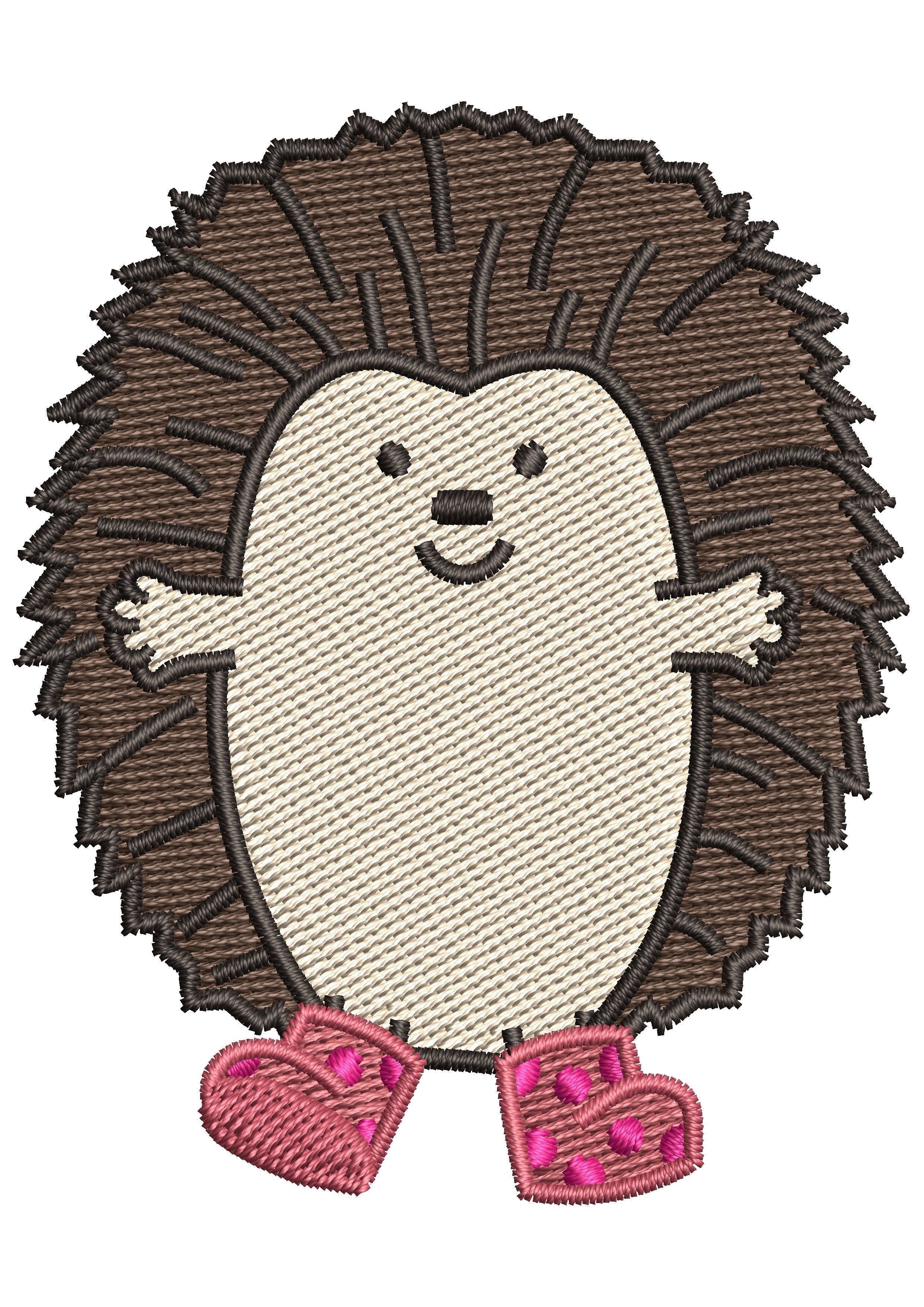 Wild Mouse Embroidery Design