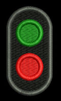 Traffic Signal Embroidery Design