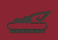 Crimson Excavator Embroidery Design