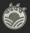 Farming Land Embroidery Design