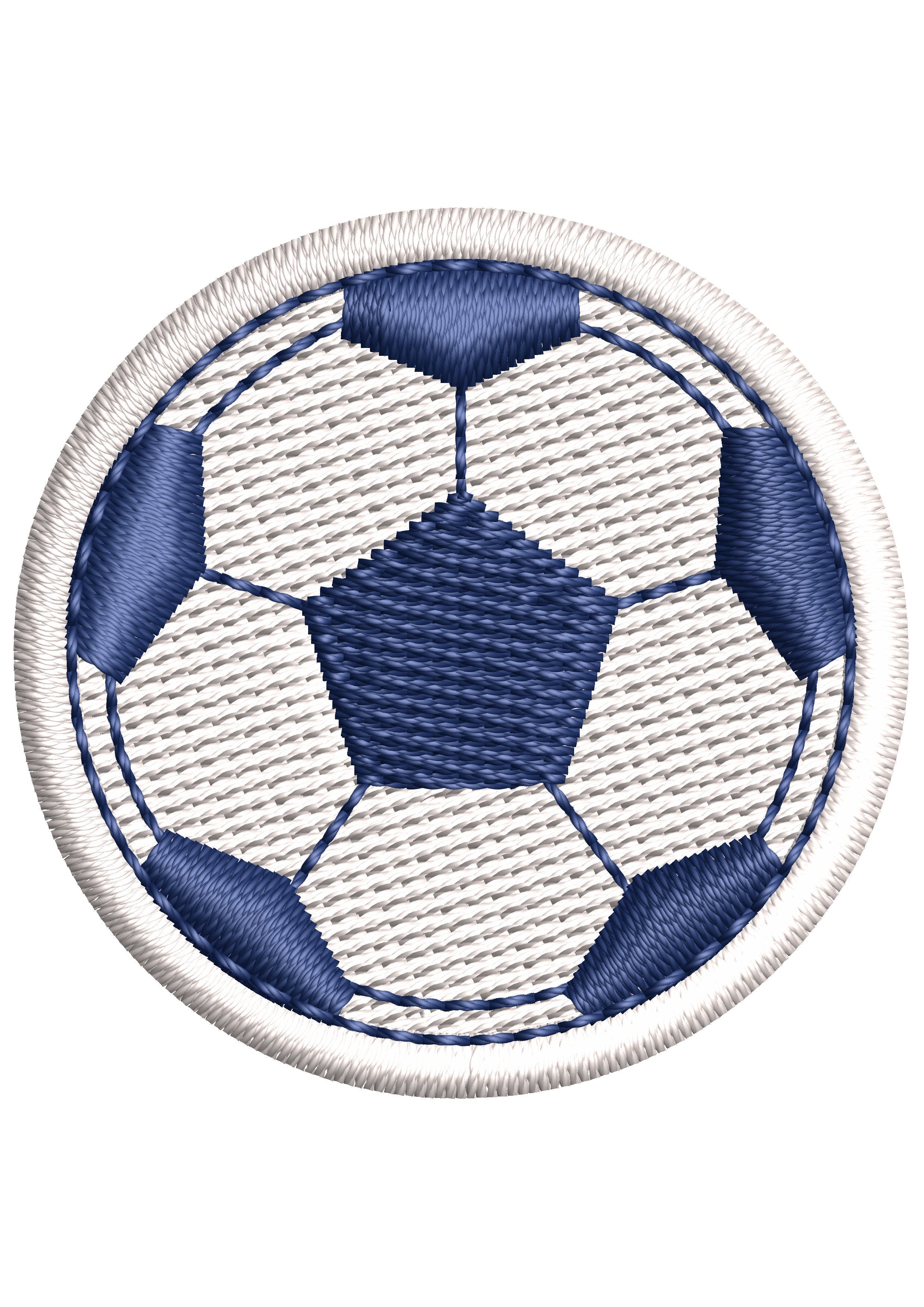 Football Embroidery Design