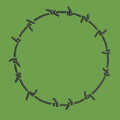 Barbed Wire Circle Embroidery Design