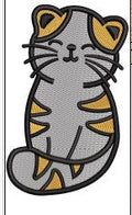 Cat Embroidery Design