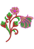 F Branch Embroidery Design