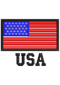 USA Embroidery Design