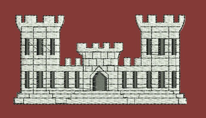 Brigade Castle Embroidery Design
