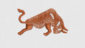 Bull Embroidery Design