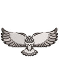 Flying Owl Embroidery Design