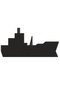 Cross Ship Embroidery Design