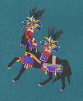 Festive Gala Steed Embroidery Design