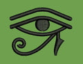 Stylized Eye Embroidery Design