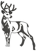 Deer Embroidery Design