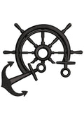 Ship Control Embroidery Design