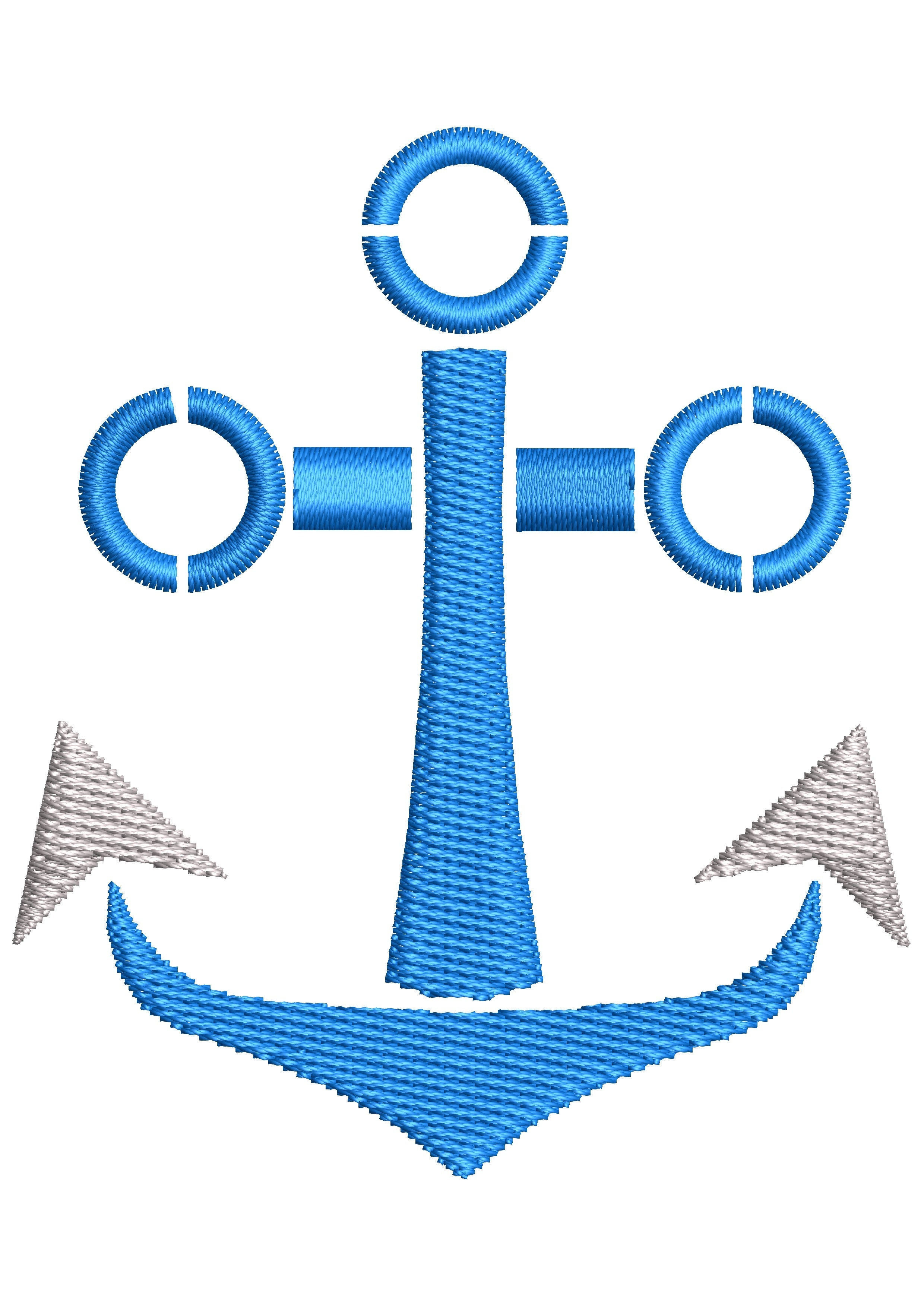 Anchor Embroidery Design