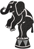 Elephant Embroidery Design