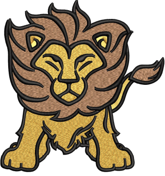Lion King Embroidery Design