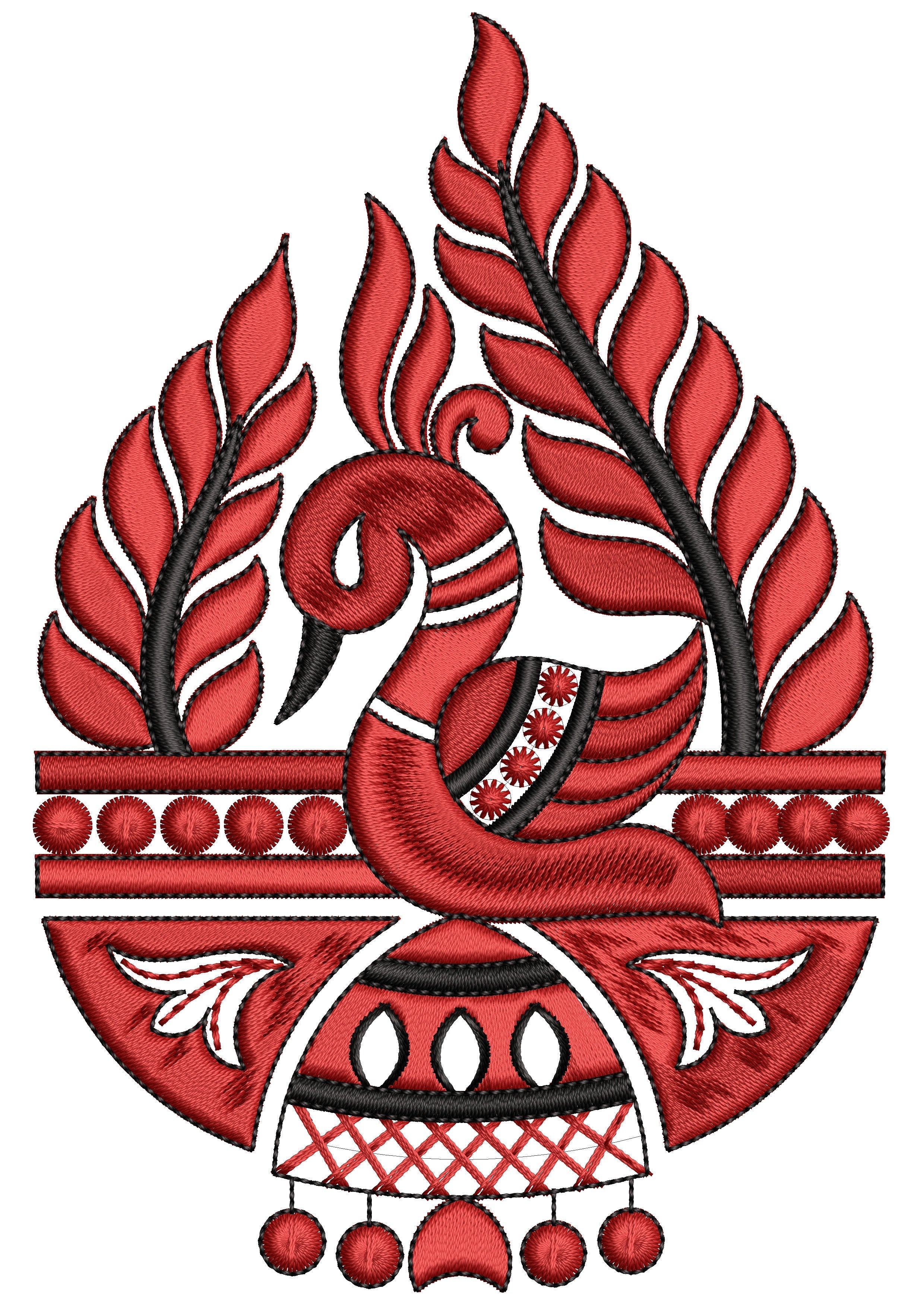Duck Embroidery Design