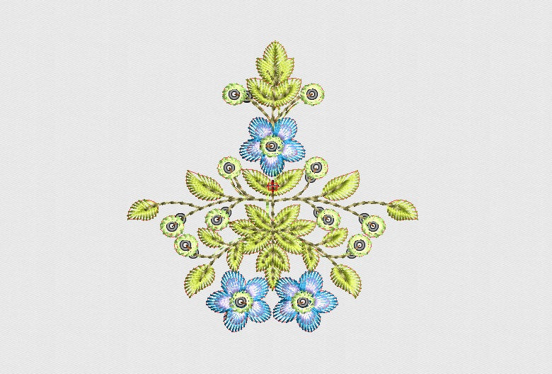 Flower Embroidery Design