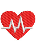 Heart Beets Embroidery Design