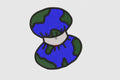 Earth Embroidery Design