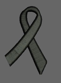 Awareness Ribbon Embroidery Design