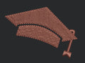 Graduation Cap Embroidery Design