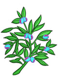 Village Grain Embroidery Design
