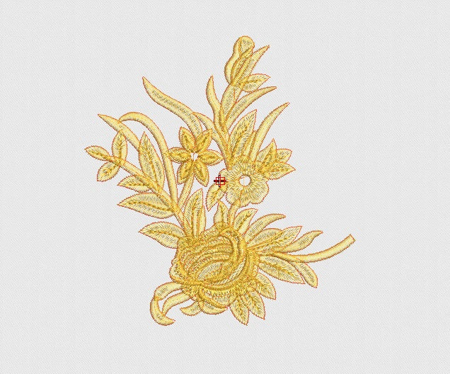 Flower Embroidery Design