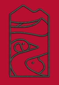 Scenic Waterfowl Outline Embroidery Design
