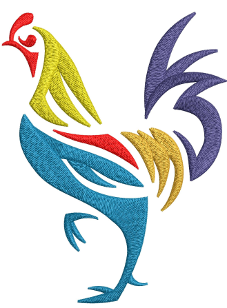 Roster B Embroidery Design