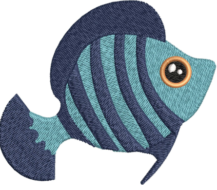Fish Embroidery Design