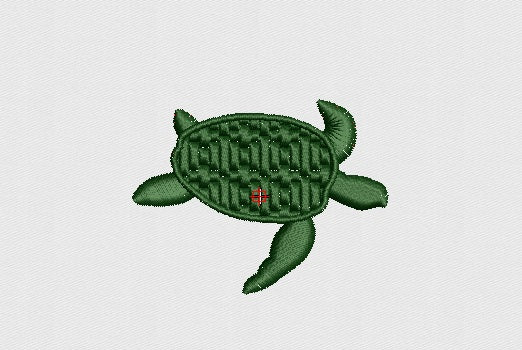 Turtle Embroidery Design