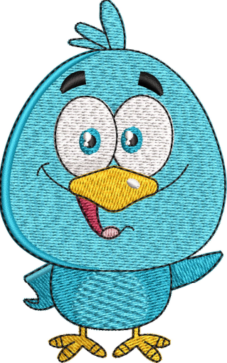 Bird Baby Embroidery Design