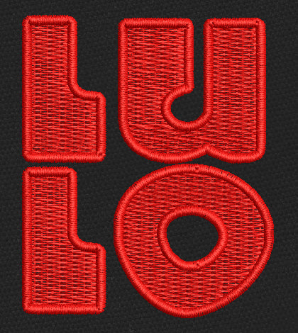 Lu Lo Red Colour Embroidery Design