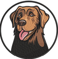 Dog Embroidery Design