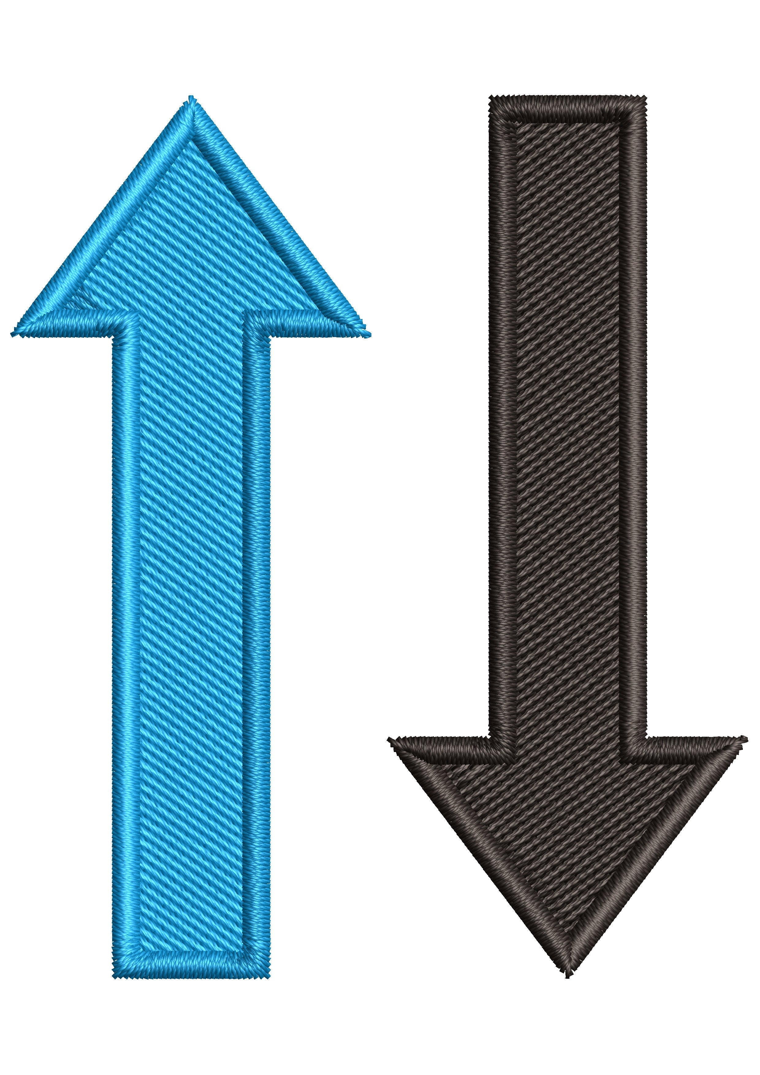 Up Down Embroidery Design