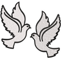 Pigeons Embroidery Design