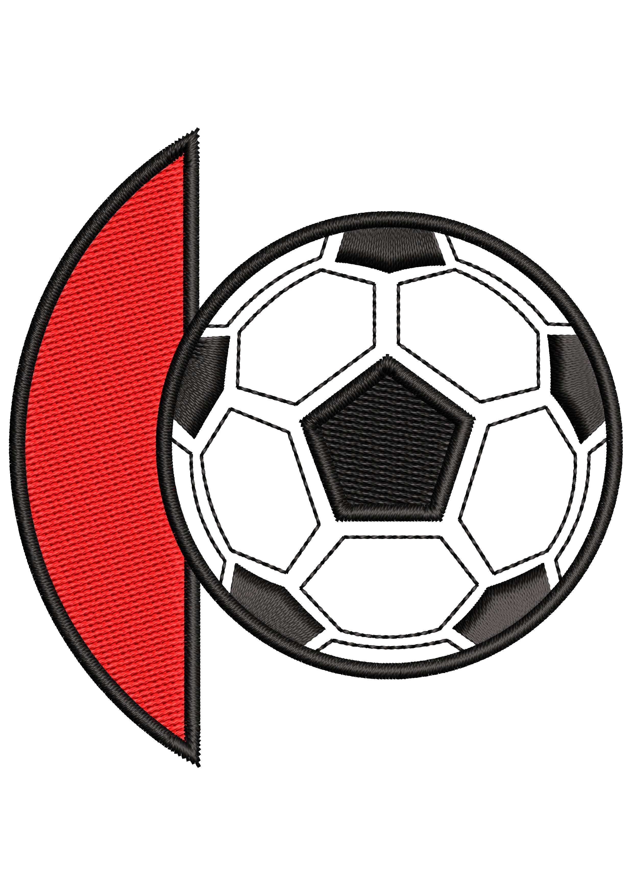 Football Dfd Embroidery Design